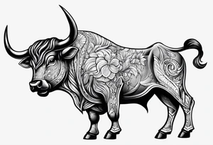 bull tattoo idea