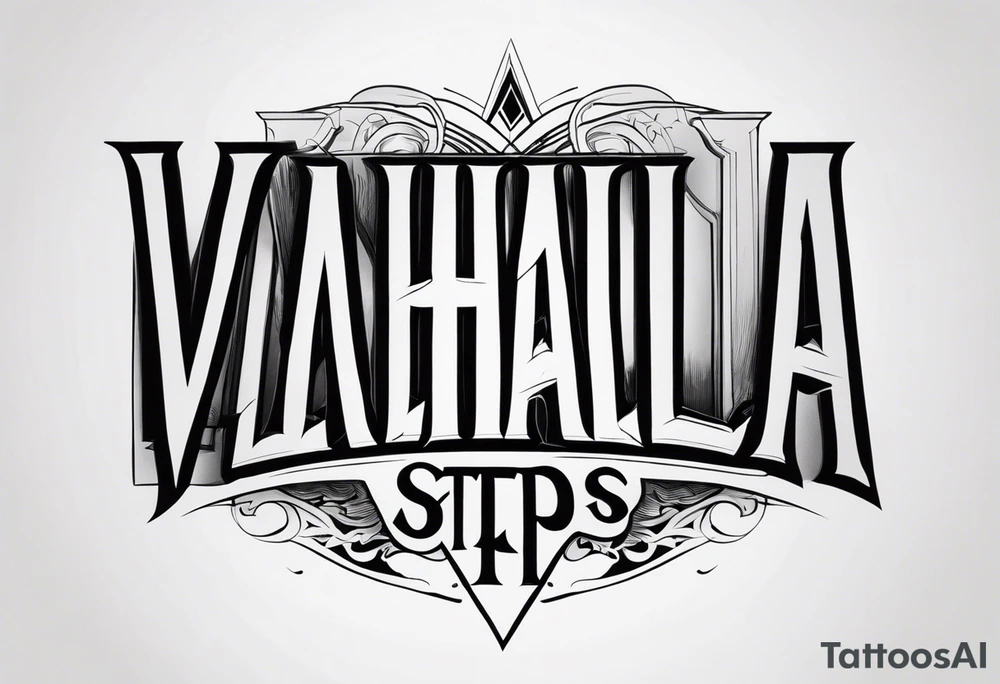 Valhalla steps tattoo idea