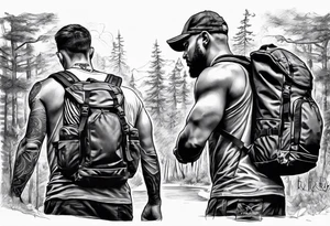 Rucking, brotherhood, fitness, GrowRuck tattoo idea