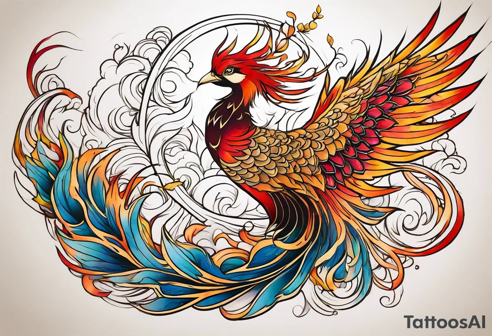 phoenix tattoo idea