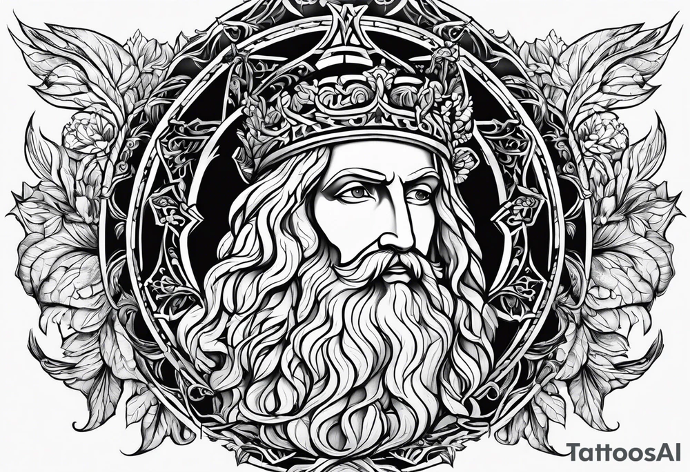 The symbol of Matthias in the bible tattoo idea