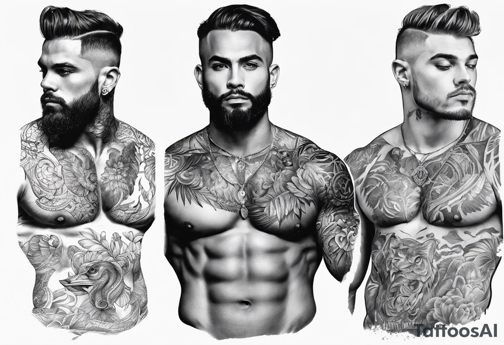 múmia masculino tattoo idea
