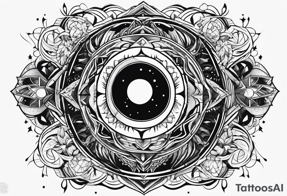 universe quantum field tattoo idea