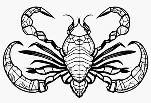 small Julia scorpion tattoo idea