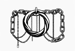 chains tattoo idea