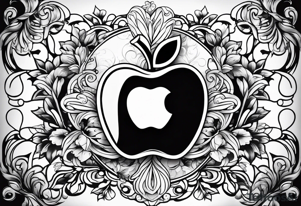 Apple tattoo idea