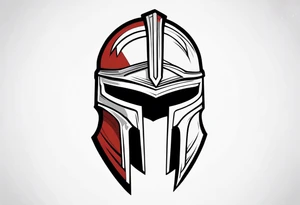 Spartan helmet tattoo idea