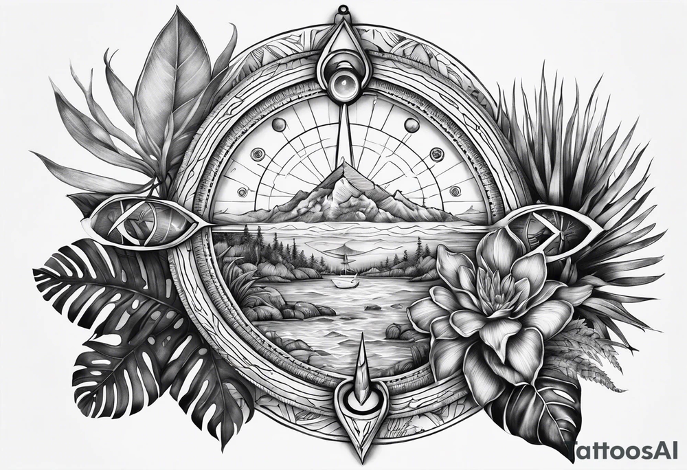 Compass
Jungle Plants
All-seeing Eye
ocean tattoo idea