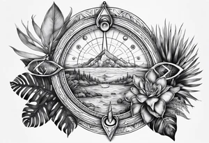 Compass
Jungle Plants
All-seeing Eye
ocean tattoo idea