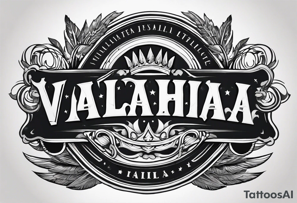 Valhalla military tattoo idea