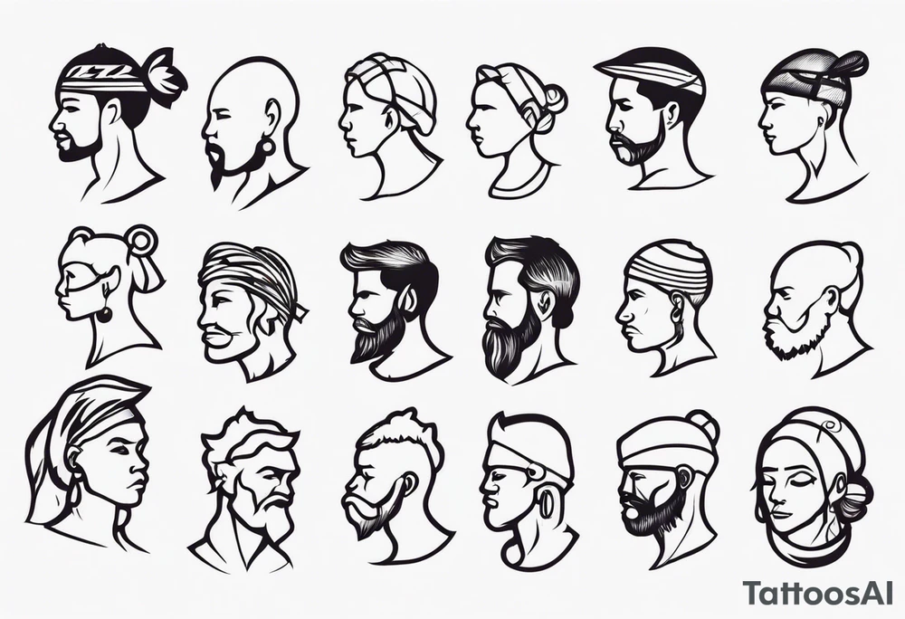 Human evolution tattoo idea