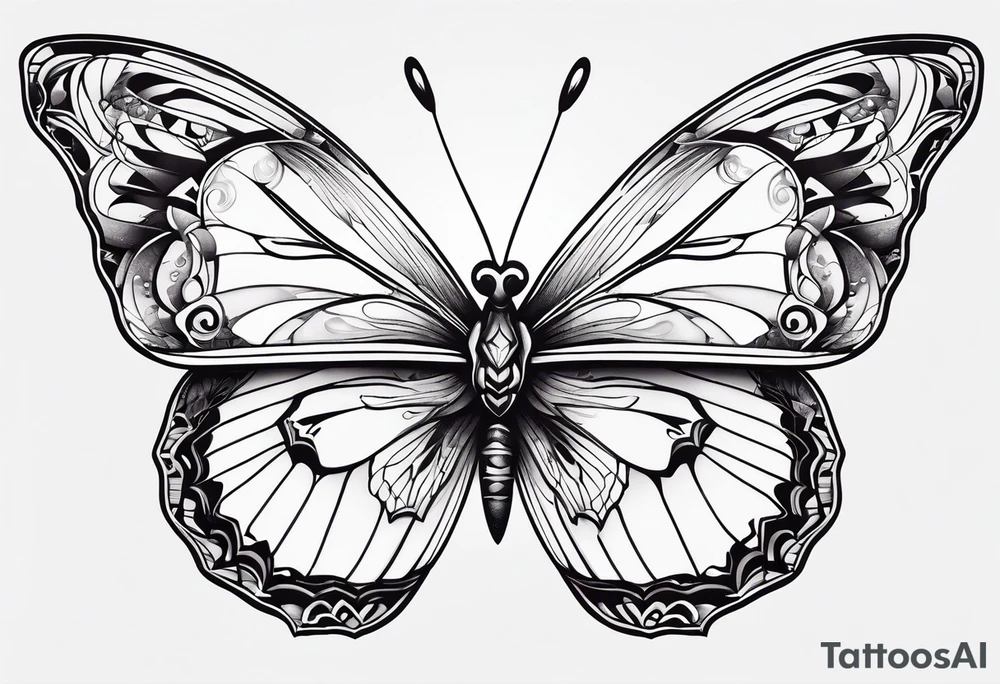 Butterfly tattoo idea