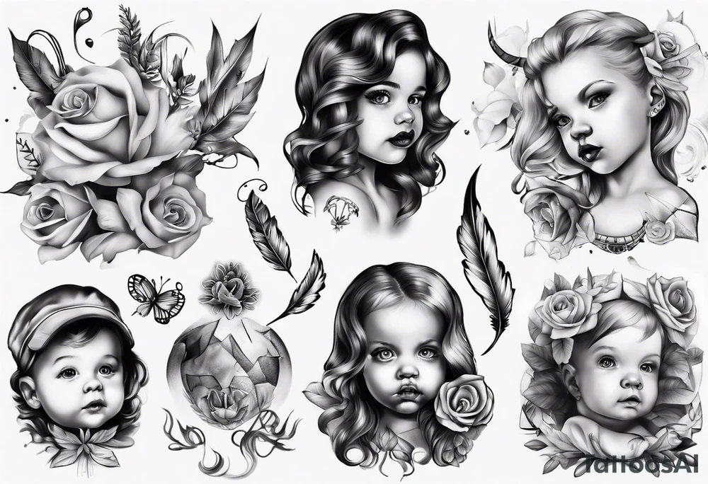 Baby Füße tattoo idea