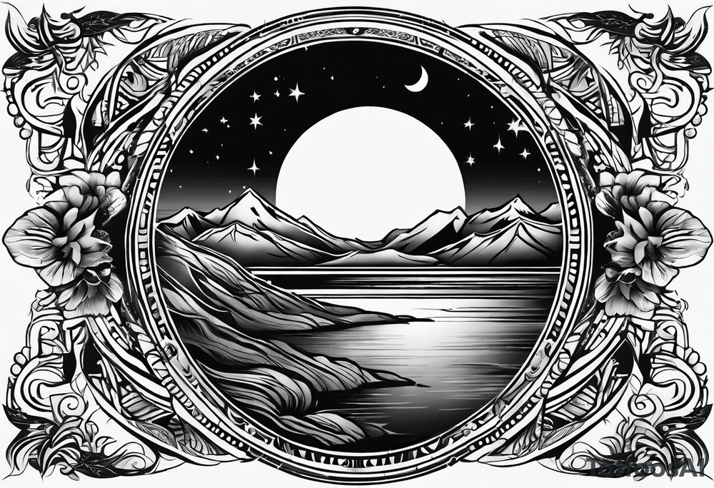eclipse tattoo idea
