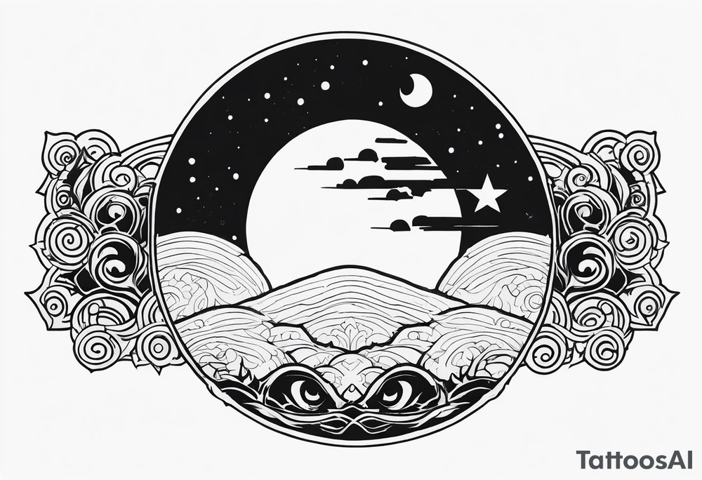 Naruto moon tattoo idea
