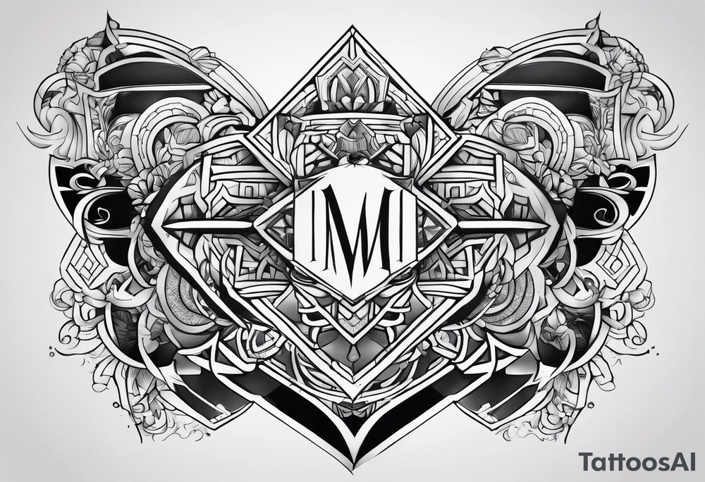 Draw the name Moochie tattoo idea