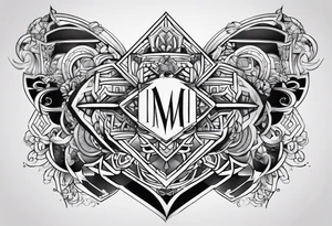 Draw the name Moochie tattoo idea