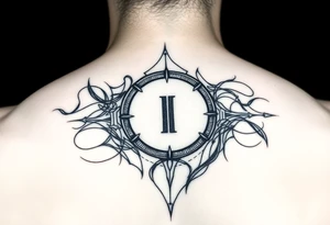Line tattoo of play, pause, stop rewind, with mental and spiritual awareness. tattoo idea
