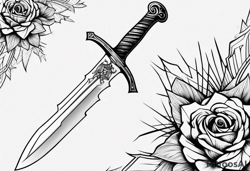 A shattered sword tattoo idea