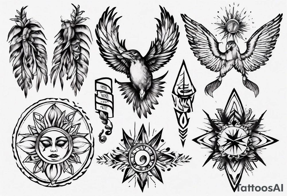 free spirit tattoo idea