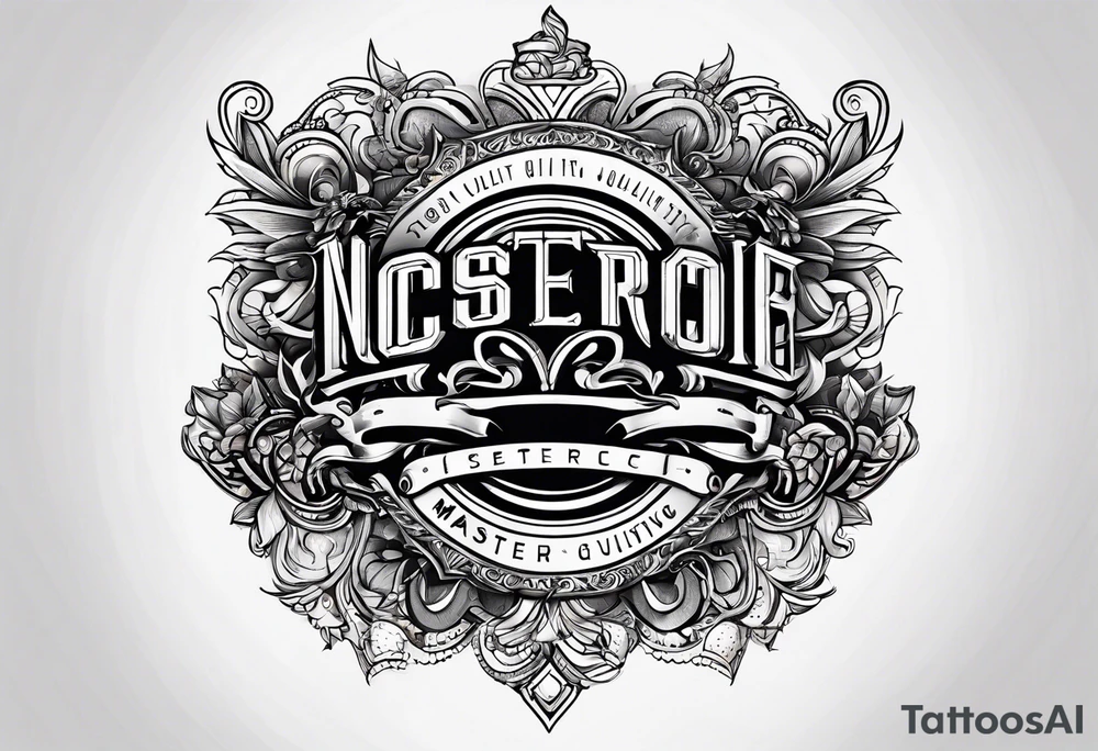 NCJB letters tattoo idea