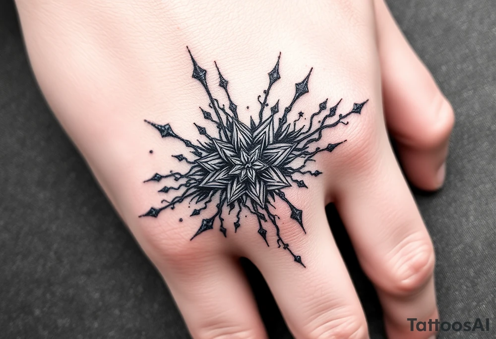 Calmness in chaos tattoo idea