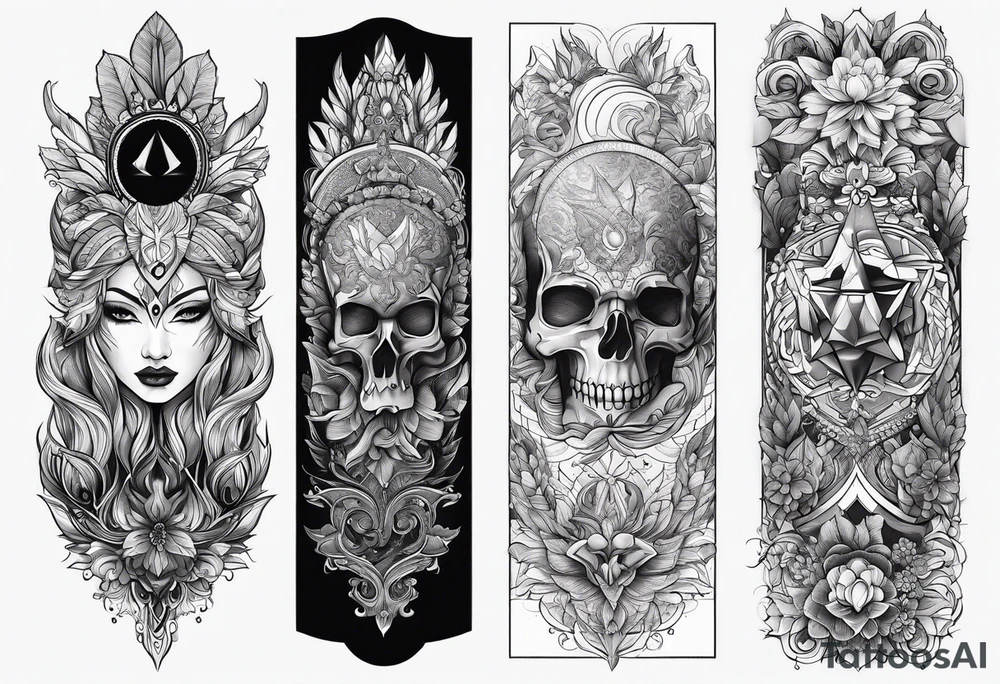 forearm sleeve tattoo idea
