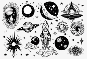 Space tattoo idea