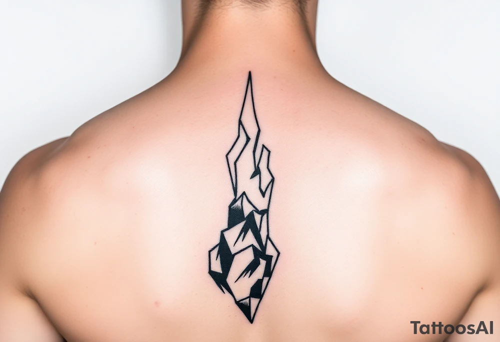 Rising from being extinguished tattoo idea