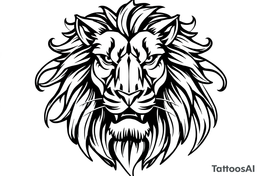 Irish with lion tattoo idea