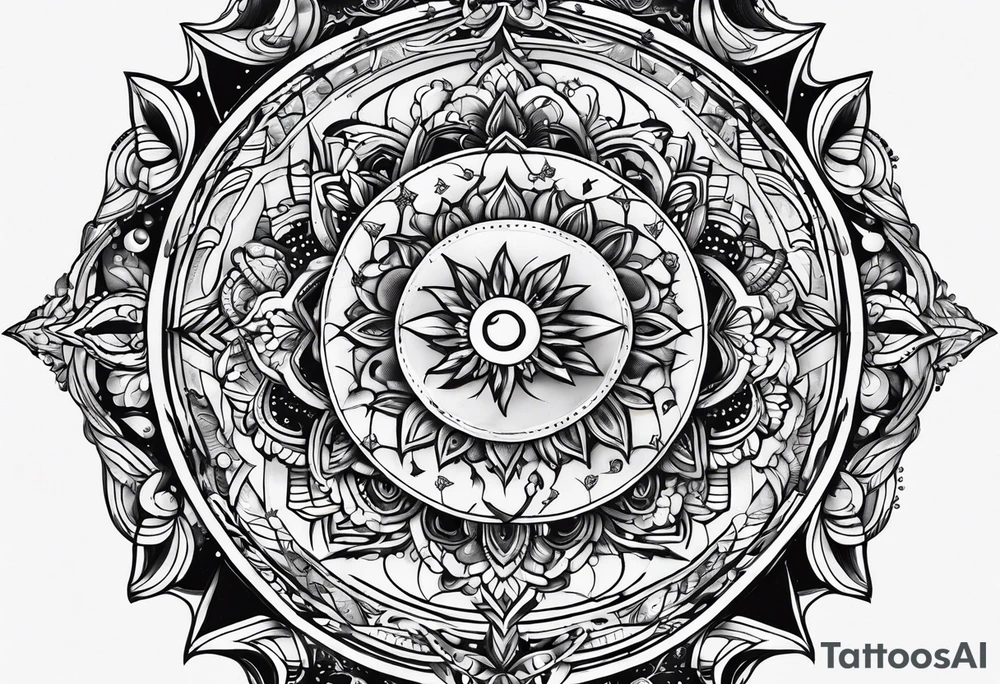 Cosmic tattoo idea