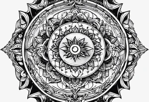Cosmic tattoo idea