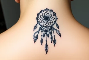 Name Nia with dreamcatcher tattoo idea