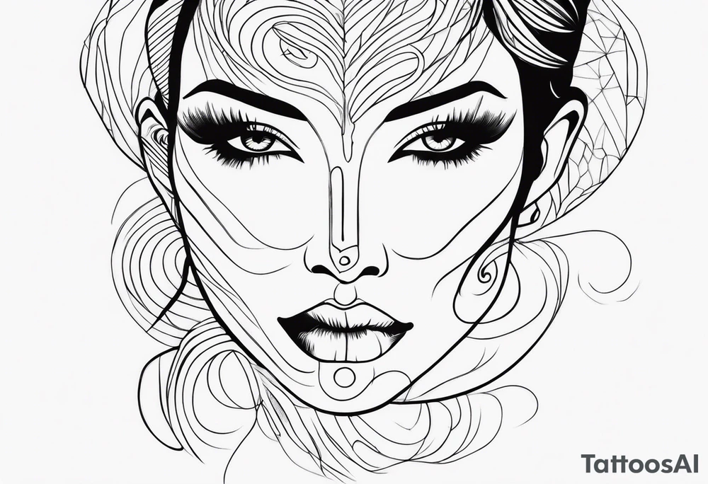 the face everyone fears and loves tattoo idea