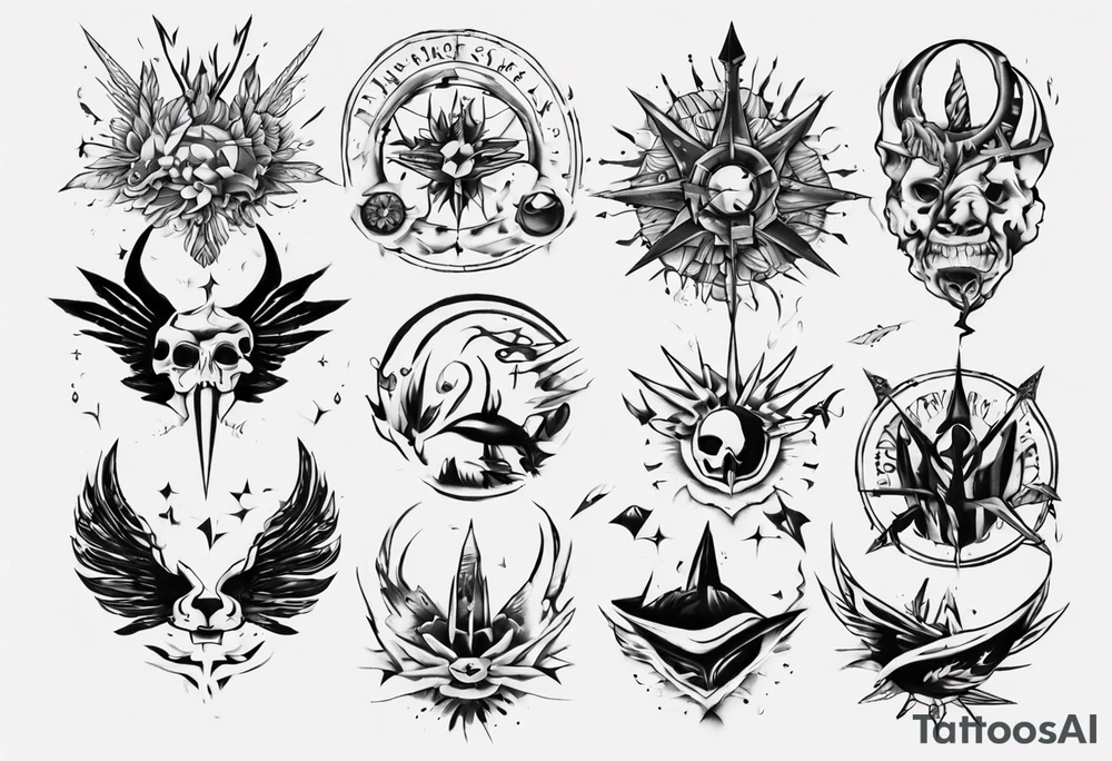 Sexy tatoo menage FMF tattoo idea