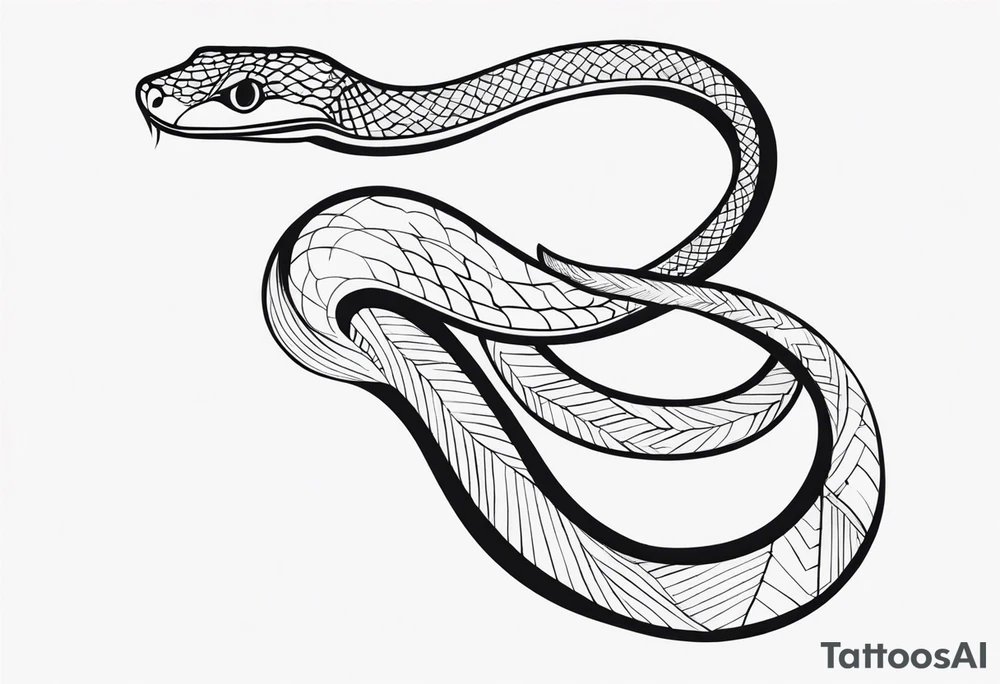 Snake tattoo idea