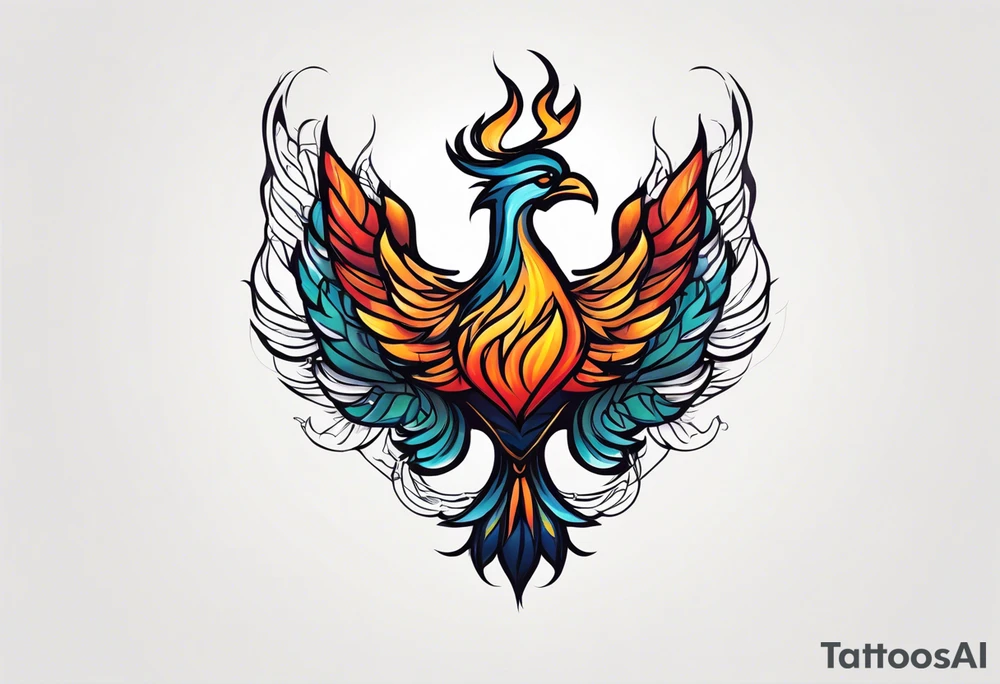phoenix tattoo idea