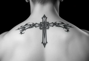 a cross tattoo idea