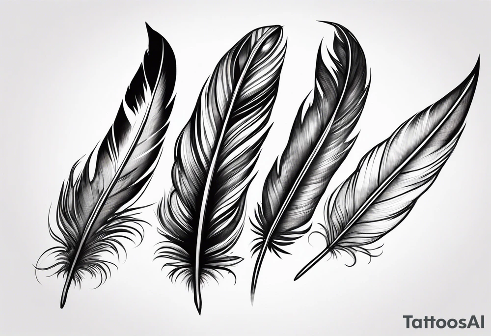 Feather tattoo idea
