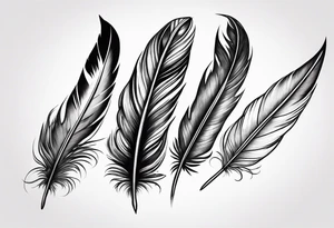 Feather tattoo idea