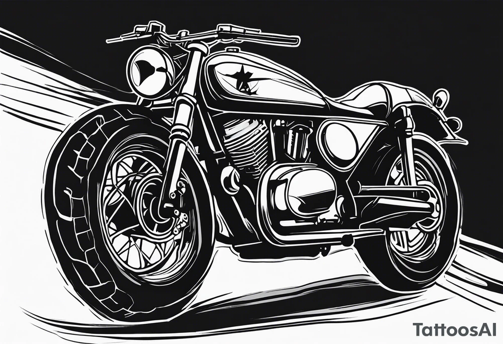 Furiosa motorcycle tattoo idea