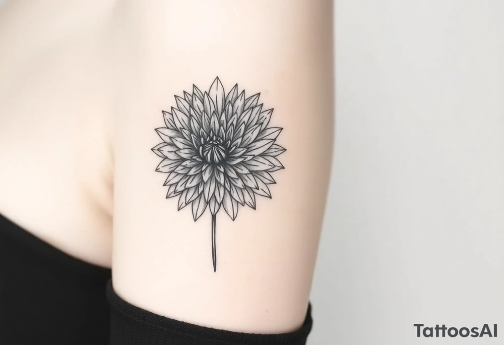 chrysanthemum tattoo idea