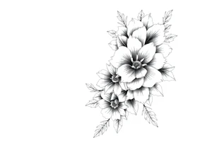 floral sleeve tattoo tattoo idea
