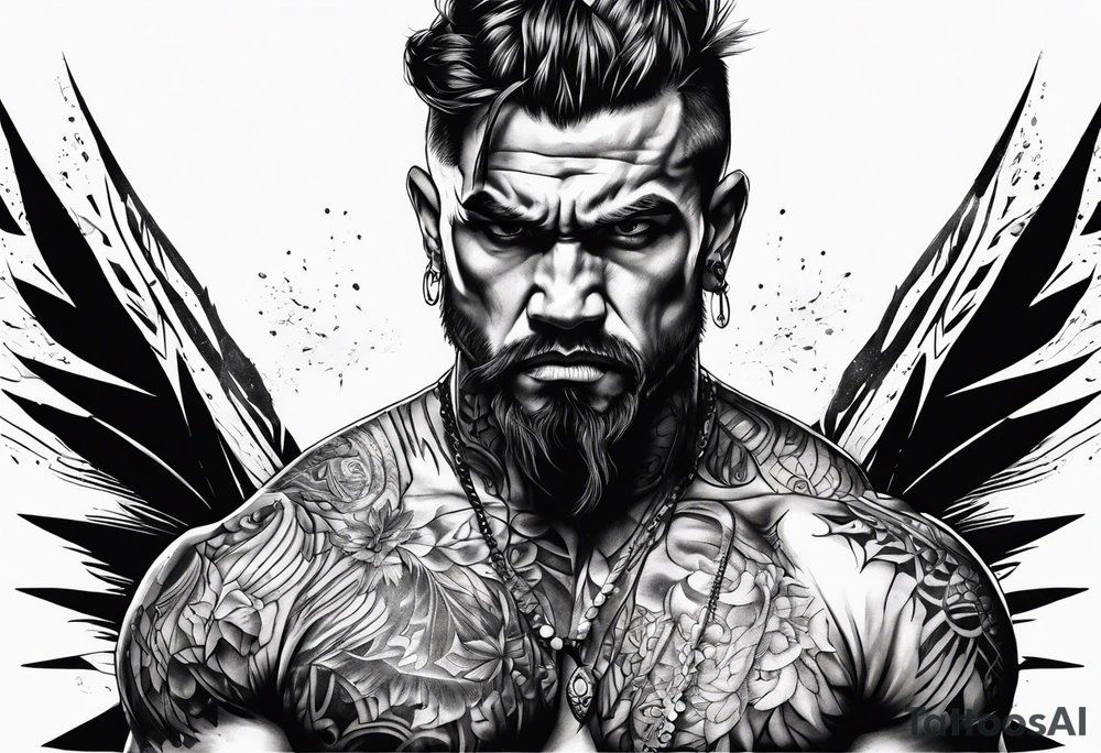 Angry tattoo idea