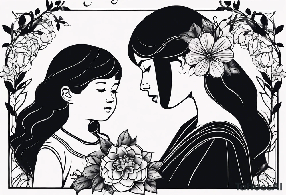 Tww Matching tatoo mother and daughter
Mother was born on 1976, daughter in 2000
They like Flowers, aestic things, beautiful things
Tatoo minimalist forearm tattoo idea