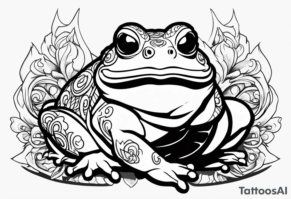 Jiraiya Naruto Gamakichi toad tattoo idea