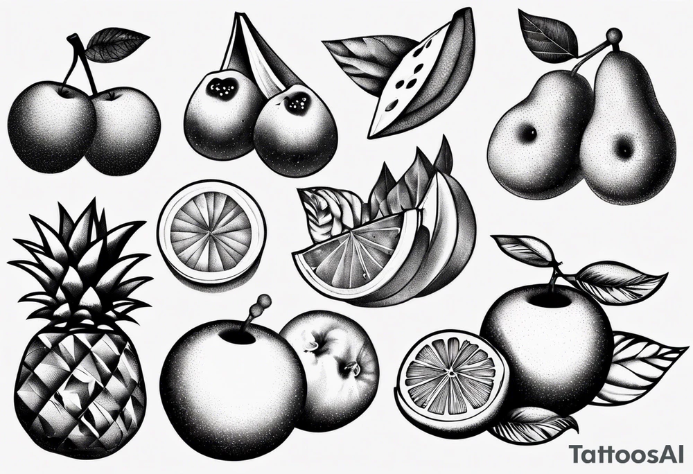 Fruits tattoo idea