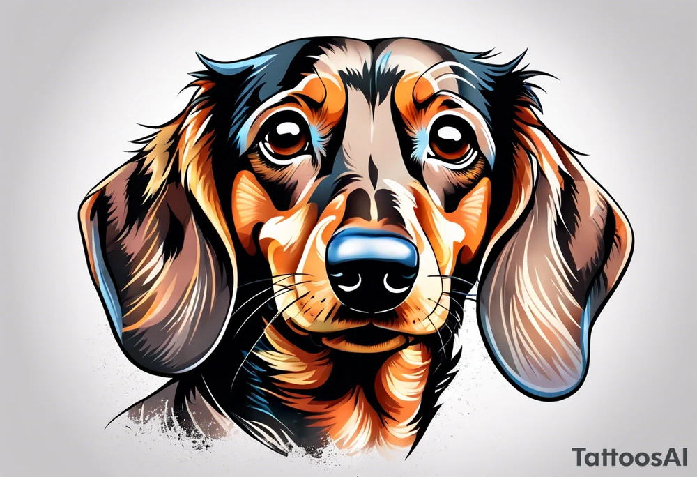 Dachshund tattoo idea