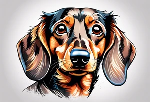 Dachshund tattoo idea