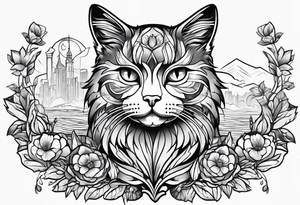 Communist cat tattoo idea